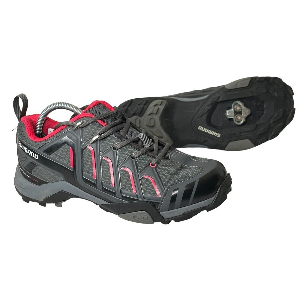 Shimano Shoes Grey Womens US 7.8 Eu 40 Cycling Biking Mountain Sneaker SH-WM34